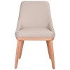 Mycoros Leather Dining Chair, Light Mocha / Natural