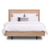 Luca Tasmanian Oak Timber Floating Platform Bed, Queen 
