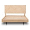 Jazzlyn Mountain Ash Timber Platform Bed, Queen