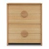 Indi Tasmanian Oak Timber 4 Drawer Tallboy