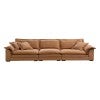 Belvoir Fabric Modular Sofa, 5 Seater, Camel
