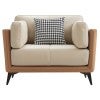 Cambria Modern Leather Armchair