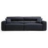 Simontor Bonded Leather Modular Sofa, 4 Seater, Black
