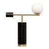 Zamora Marble Table Lamp, Black / Gold
