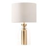 Martha Glass & Metal Base Table Lamp