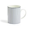 Wedgwood Gio Bone China Pinstripe Mug, 380ml