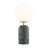 Soren Marble & Glass Table Lamp, Green