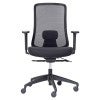 Buro Elan Mesh Back Fabric Office Chair with 3D Arms, Black