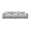 Lambria Boucle Fabric Sofa, 3 Seater, Cream