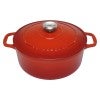 Chasseur Cast Iron Round French Oven, 20cm, Inferno Red