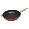 Chasseur Cast Iron Frypan, 28cm, Federation Red