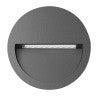 Round Dark Grey