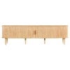 Felna Wooden Sliding Door TV Unit, 200cm, Oak