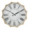 Minyama Iron Frame Scalloped Wall Clock, 60cm