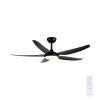 Amari Indoor / Outdoor DC Ceiling Fan with CCT Dimmable LED Light, 142cm/56'', Black