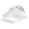 Solace XL 4-in-1 Bathroom Fan Heater with Exaust & CCT LED Panel Light, White