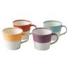 Royal Doulton 1815 Bright Porcelain Mug, 400ml, Set of 4