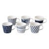 Royal Doulton 1815 Pacific Porcelain Mug, 260ml, Set of 6