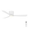 Costa Indoor /Outdoor Low Profile DC Ceiling Fan with CCT Dimmable LED Light, 132cm/52''