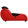 Red Faux Leather