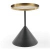 Lloyd Metal Round Tray Top Side Table