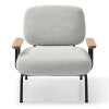 Mattia Fabric Armchair, Pepper