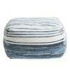 Bedford Cotton Square Pouf Ottoman