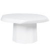 Sorrento Concrete Coffee Table, Small, White