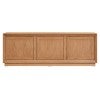 Balmain Wooden 3 Door Buffet Table, 200cm, Oak