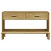 Jill Wooden Console Table, 140cm, Golden Oak