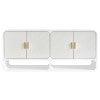 Anderson Wooden 4 Door Buffet Table, 180cm, White