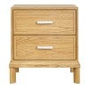 Jill Wooden Bedside Table, Small, Natural Oak