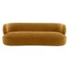 Greenwich Chenille Fabric Sofa, 3 Seater, Mustard