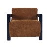 Lennon Fabric & Timber Armchair, Butterscotch