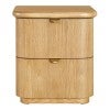 Lina Wooden Bedside Table, Oak