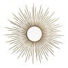 Nova Metal Frame Round Wall Mirror, 119cm