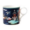 Wedgwood Wonderlust Blue Pagoda Bone China Mug
