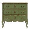 Marie Antoinette Wooden 3 Drawer Accent Chest