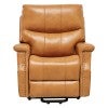 Aldie Faux Leather Electric Recliner Lift Chair, Tan