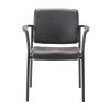 Black PU Leather / Black