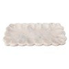 Stellar Marble Rectangle Tray, Small, Ivory