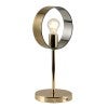 Galaxy Glass & Metal Table Lamp, Gold