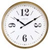 NeXtime Clasio Iron Frame Round Wall Clock, 39cm