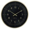 NeXtime Galaxy Round Wall Clock, 77cm, Black