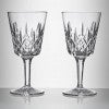 Waterford Lismore Crystal Goblet Glass, Set of 2