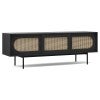 Fenton 3 Door TV Unit, 160cm, Black