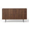 Linea Wooden 2 Door 2 Drawer Sideboard, 160cm, Light Walnut