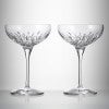 Waterford Lismore Essence Crystal Champagne Coupe Glass, Set of 2
