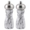Swissmar Belle Stainless Steel Top Marble Salt & Pepper Mill Set