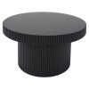 Marisol Wooden Round Coffee Table, 70cm